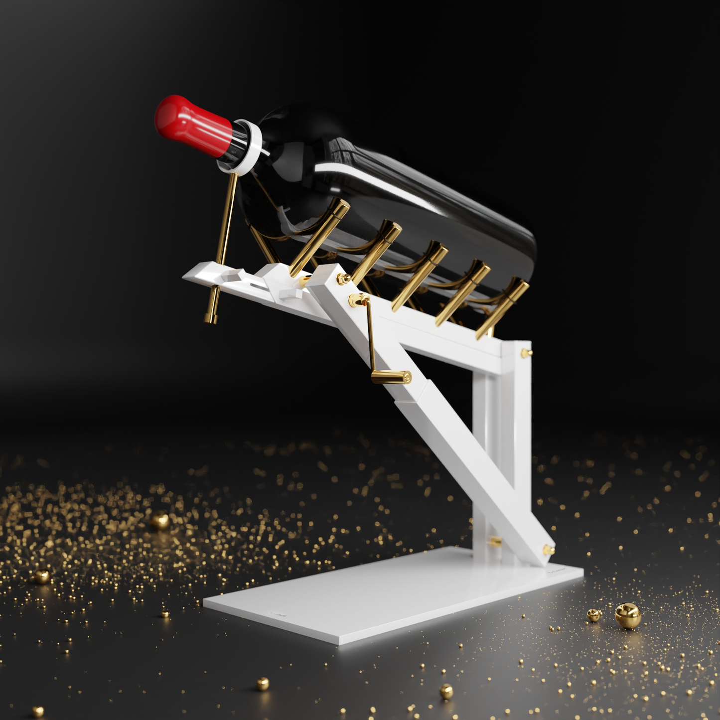 VCANTER® 12 Liter CUSTOMIZED - 24K gold-plated - White